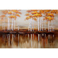 Impressionism Oil Painting for Trees